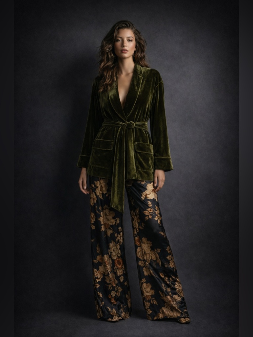 Function & Fringe Edit | Velvet Boho Blazer Coat | Belted Olive Duster